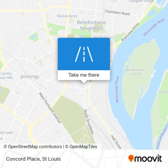 Mapa de Concord Place