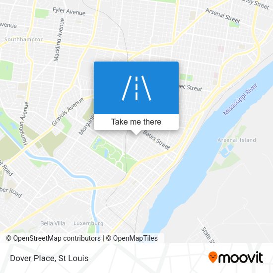 Mapa de Dover Place
