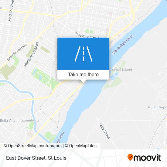 Mapa de East Dover Street