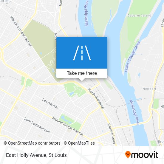 Mapa de East Holly Avenue