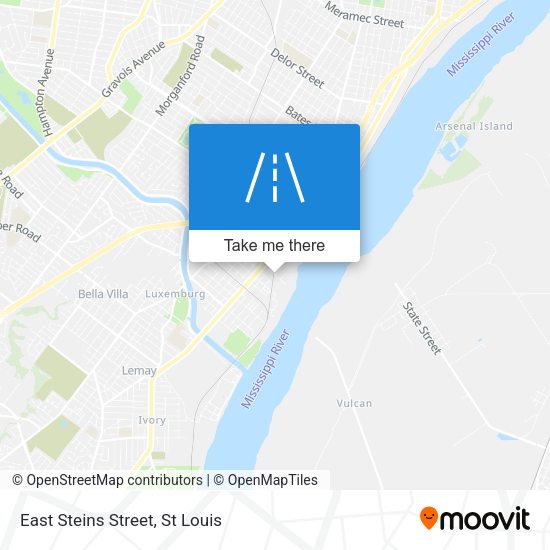 East Steins Street map