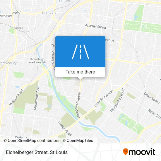 Mapa de Eichelberger Street