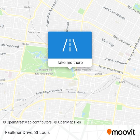 Mapa de Faulkner Drive
