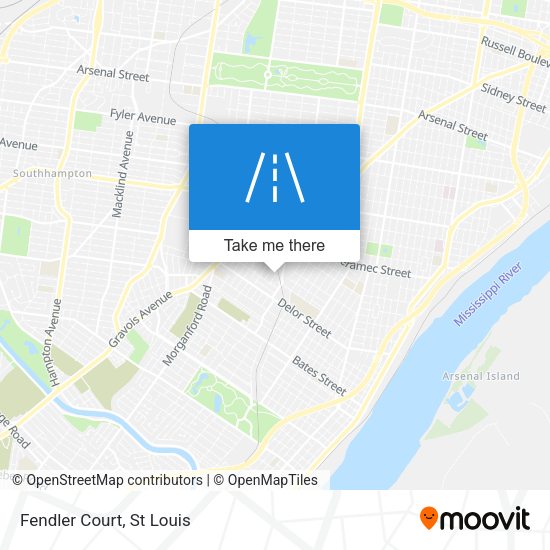 Mapa de Fendler Court