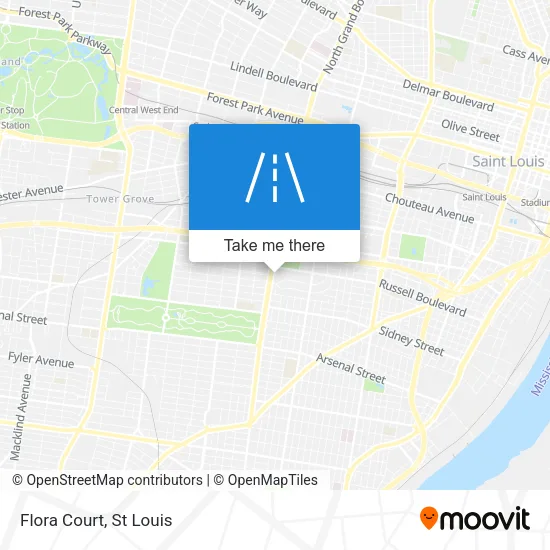 Flora Court map