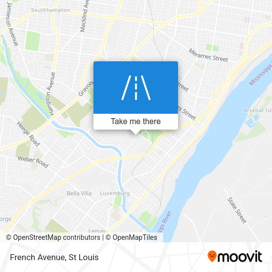 Mapa de French Avenue
