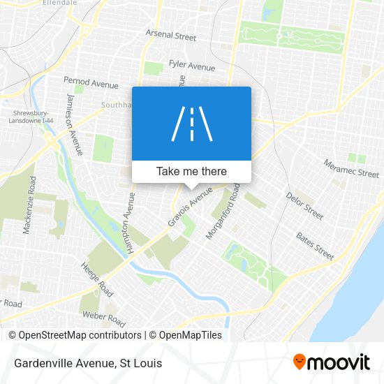 Mapa de Gardenville Avenue