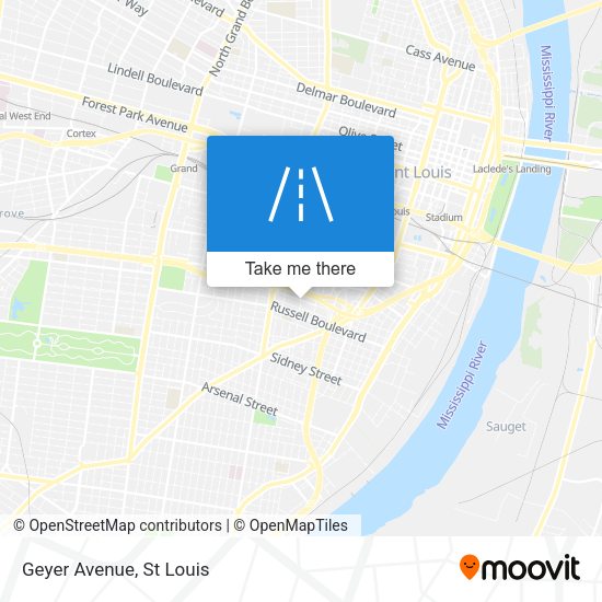 Mapa de Geyer Avenue