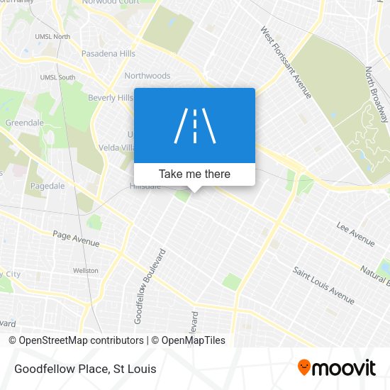 Mapa de Goodfellow Place
