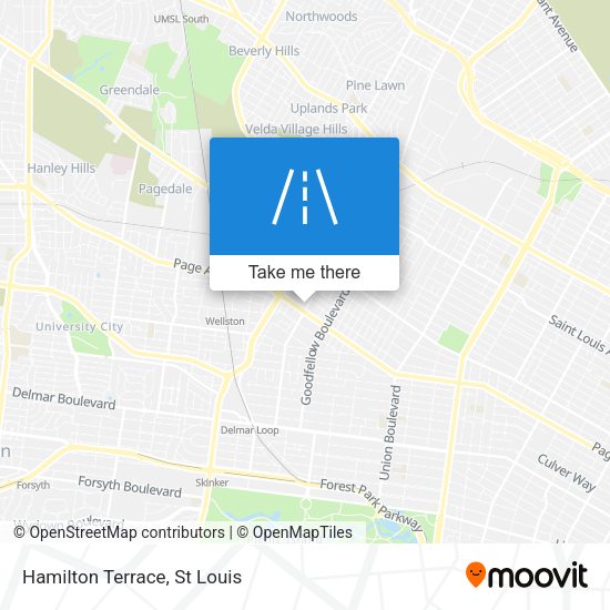 Mapa de Hamilton Terrace