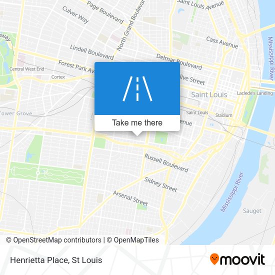 Mapa de Henrietta Place