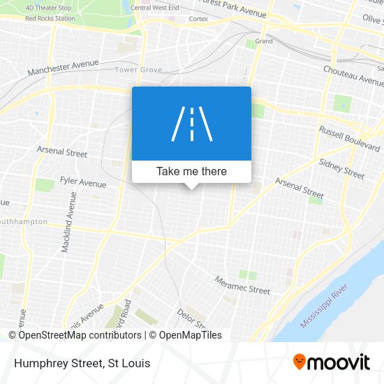 Mapa de Humphrey Street