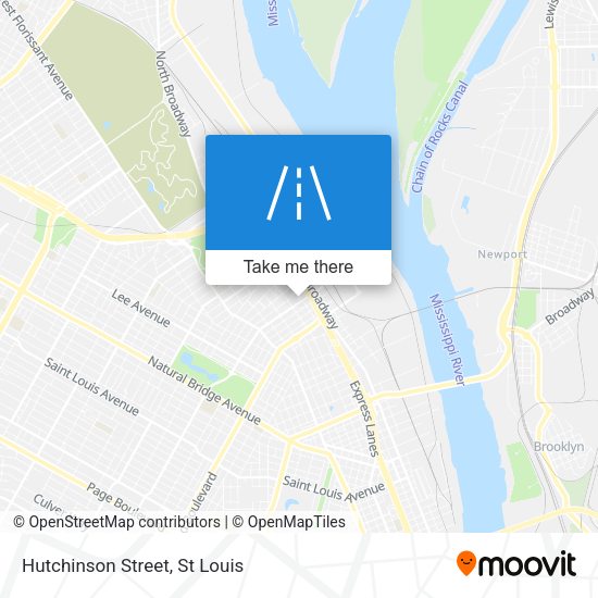 Mapa de Hutchinson Street