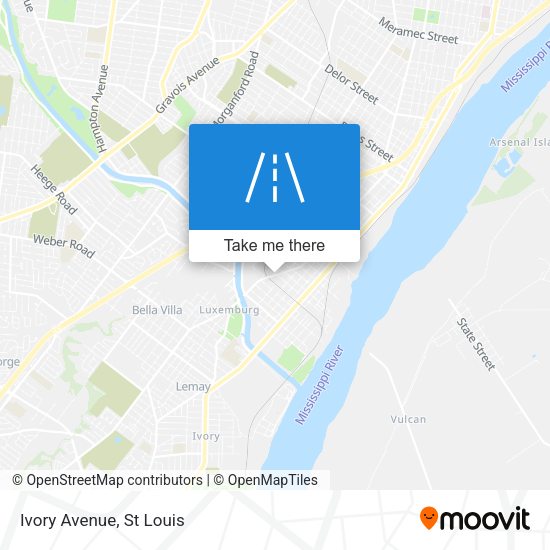 Mapa de Ivory Avenue