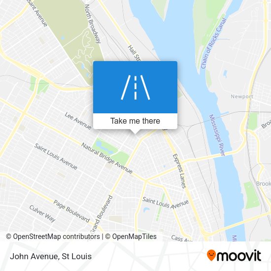 Mapa de John Avenue