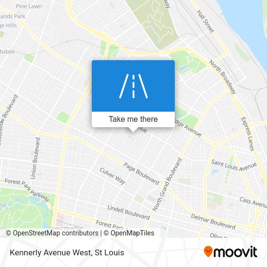 Kennerly Avenue West map