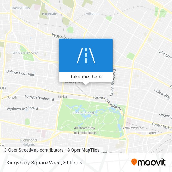 Kingsbury Square West map