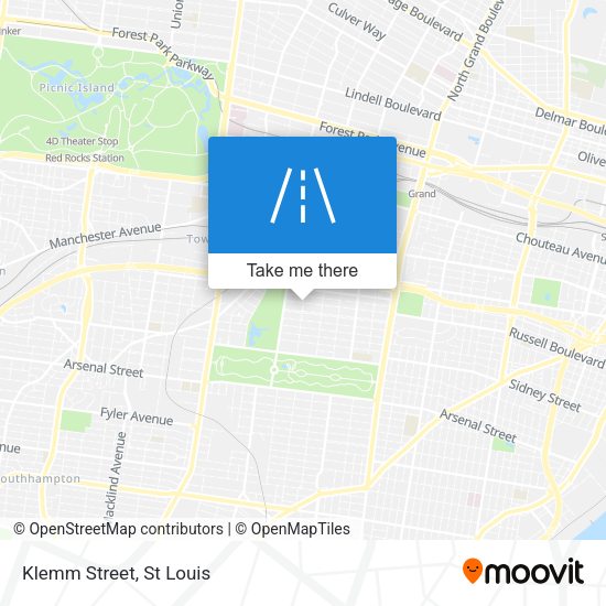 Mapa de Klemm Street