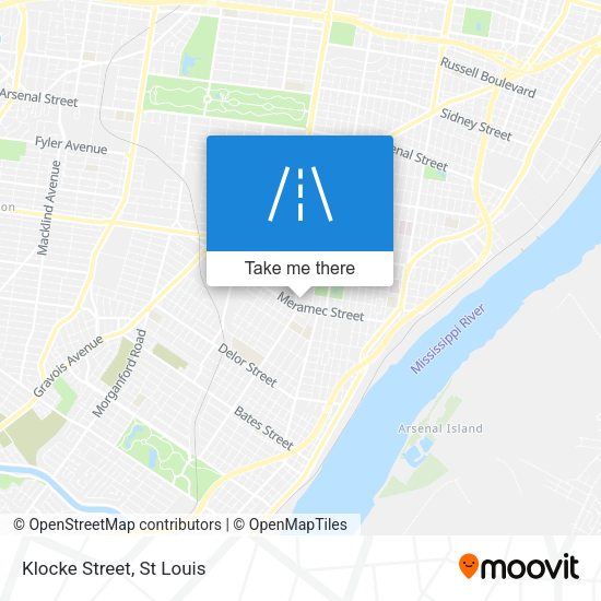 Klocke Street map