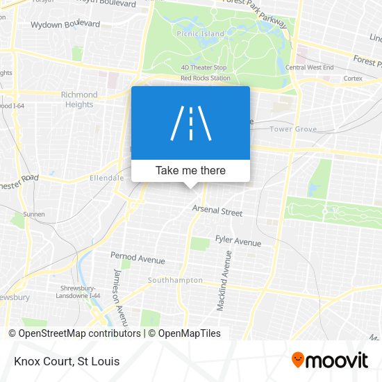 Mapa de Knox Court