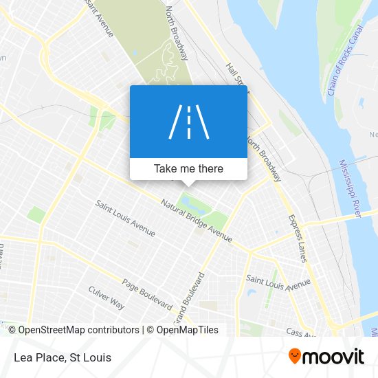 Mapa de Lea Place