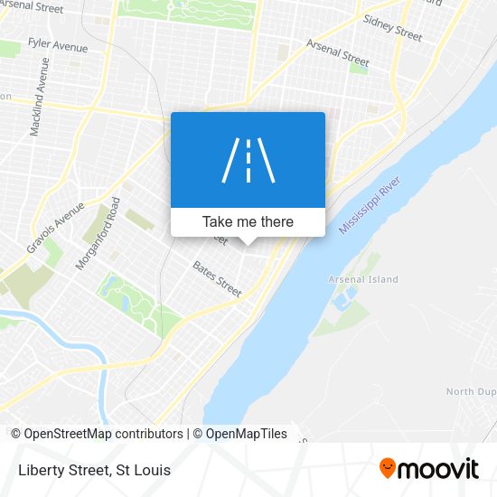 Mapa de Liberty Street