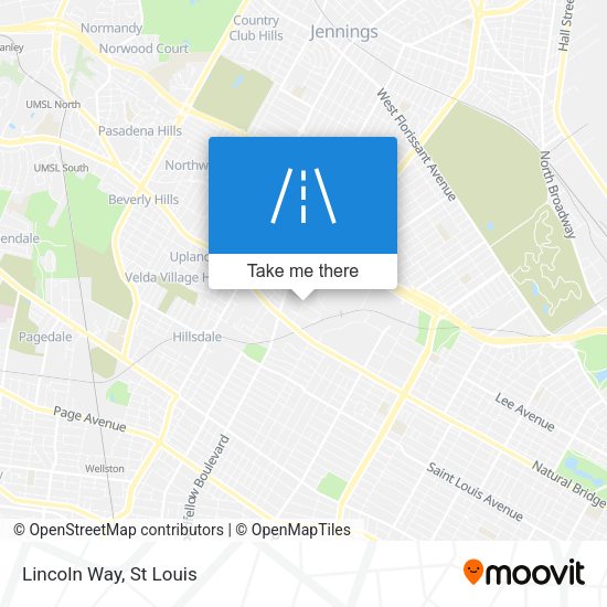 Mapa de Lincoln Way