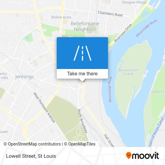 Mapa de Lowell Street