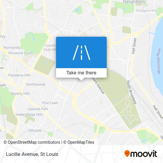 Mapa de Lucille Avenue