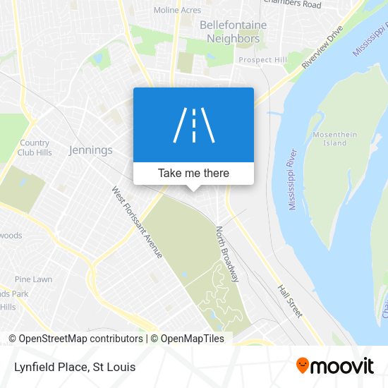 Mapa de Lynfield Place