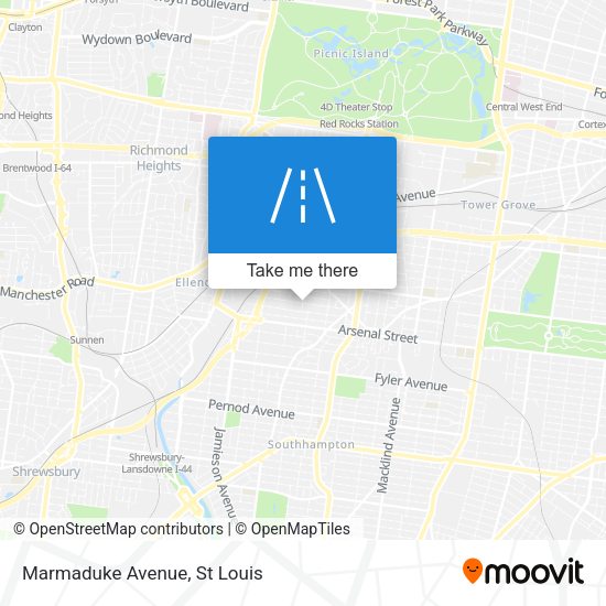 Mapa de Marmaduke Avenue
