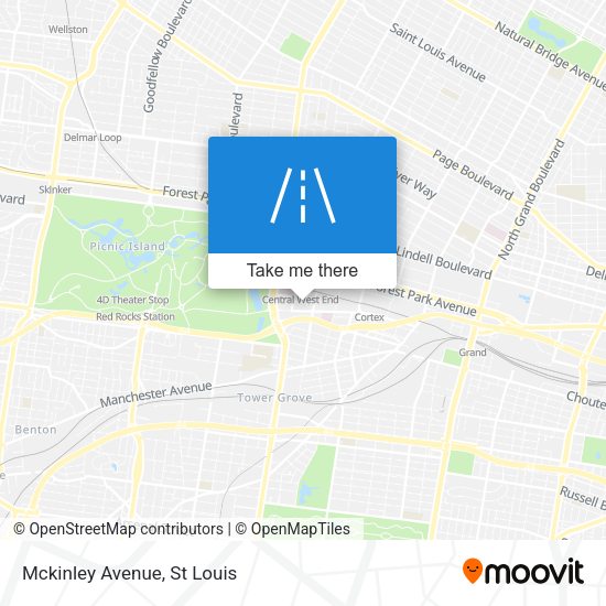 Mapa de Mckinley Avenue