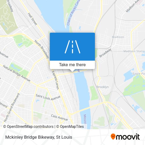 Mapa de Mckinley Bridge Bikeway