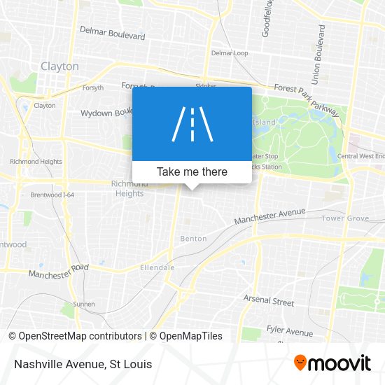 Nashville Avenue map