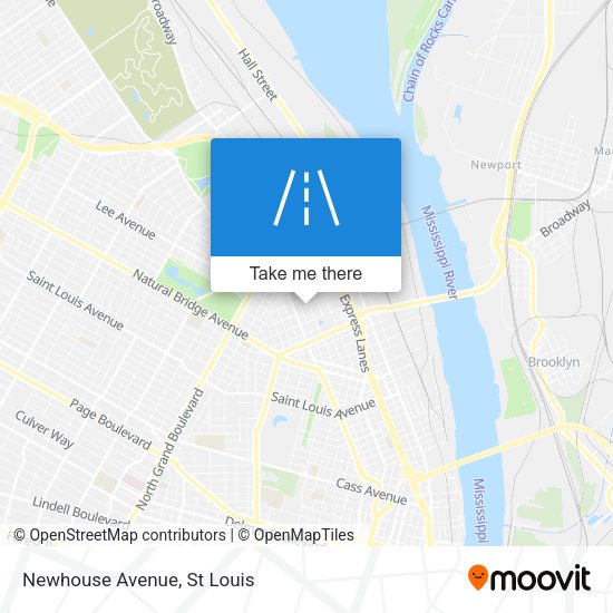 Mapa de Newhouse Avenue