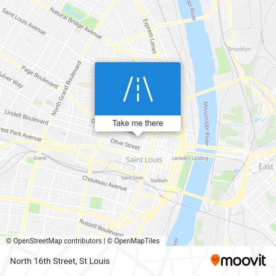 Mapa de North 16th Street