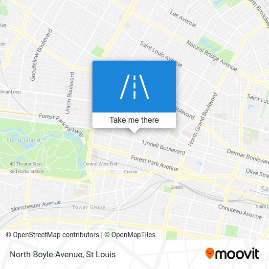 Mapa de North Boyle Avenue