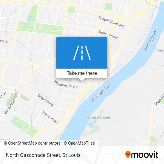 North Gasconade Street map