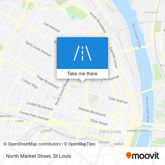 Mapa de North Market Street