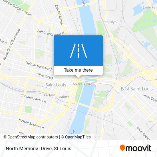 North Memorial Drive map