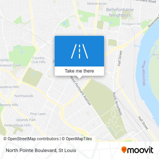 North Pointe Boulevard map