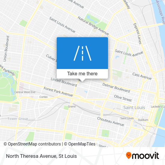 Mapa de North Theresa Avenue