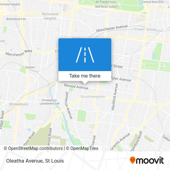 Mapa de Oleatha Avenue