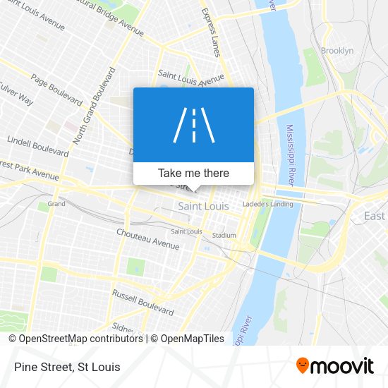 Mapa de Pine Street