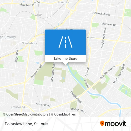 Pointview Lane map