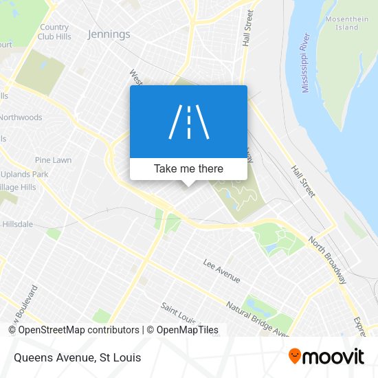 Mapa de Queens Avenue