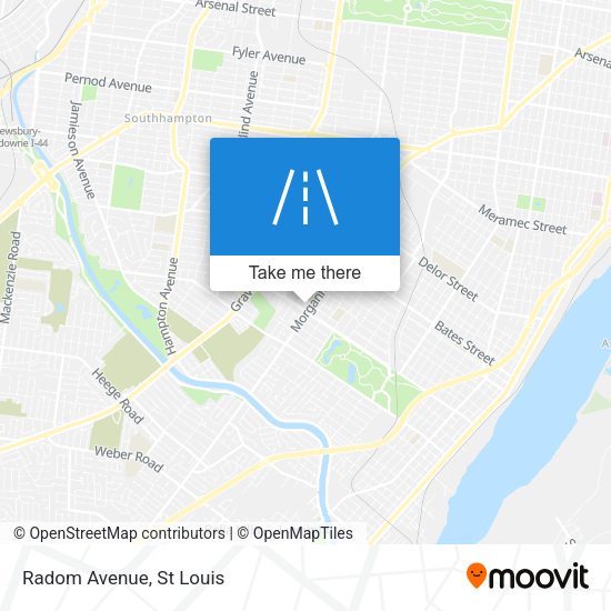 Mapa de Radom Avenue