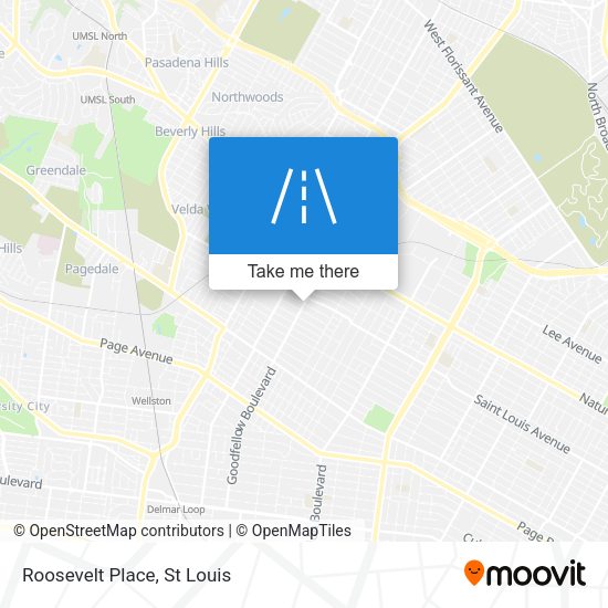 Mapa de Roosevelt Place