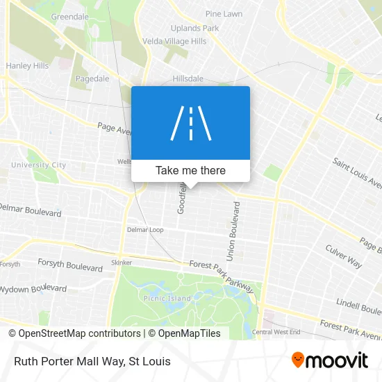 Ruth Porter Mall Way map