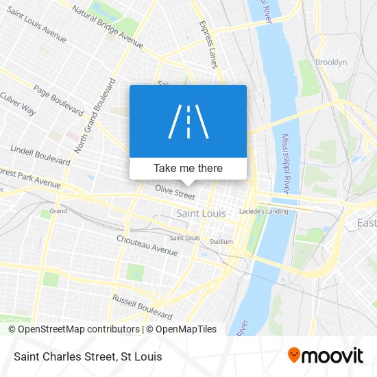 Saint Charles Street map